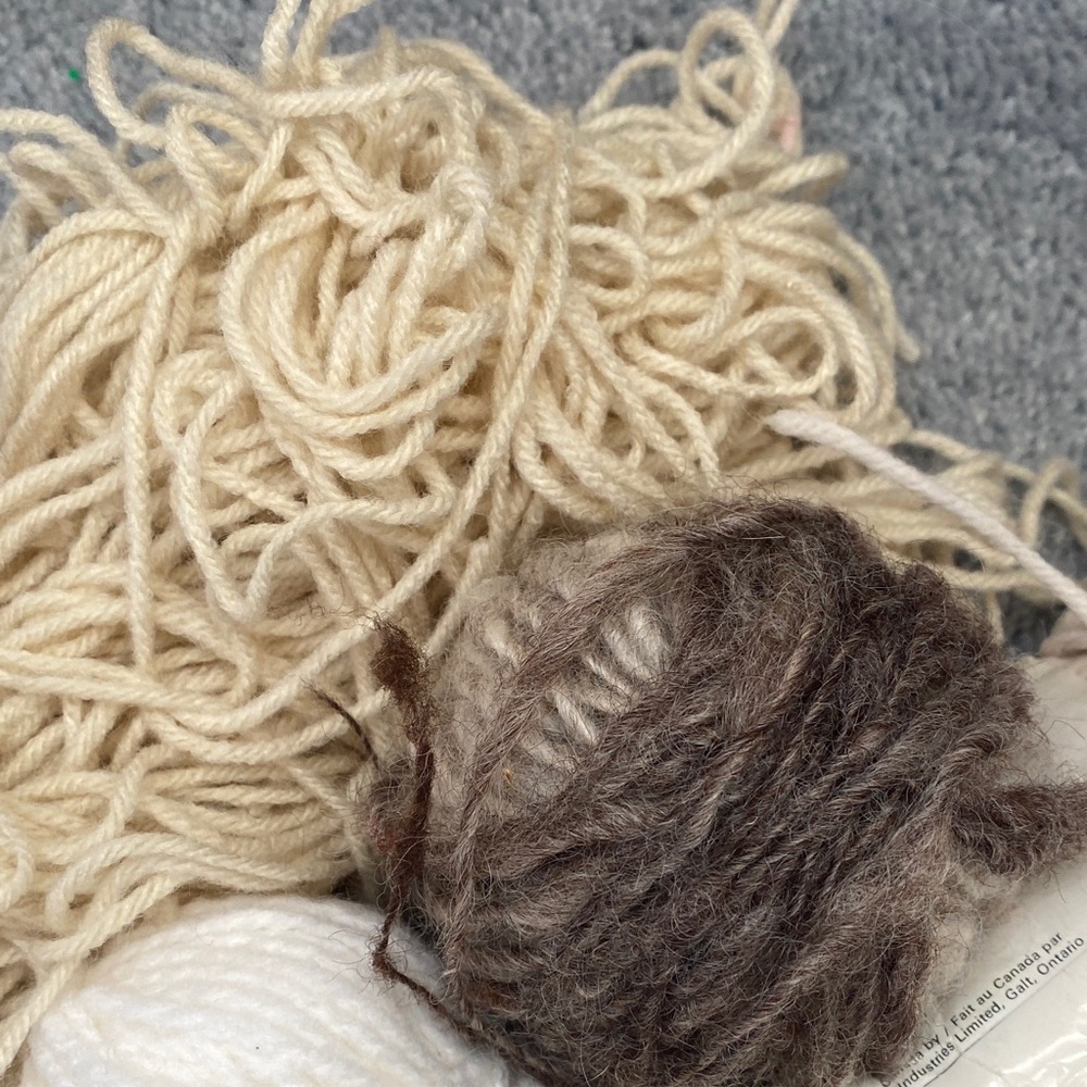 Yarn Bundle - Cream and Brown - Picture 3 of 7
